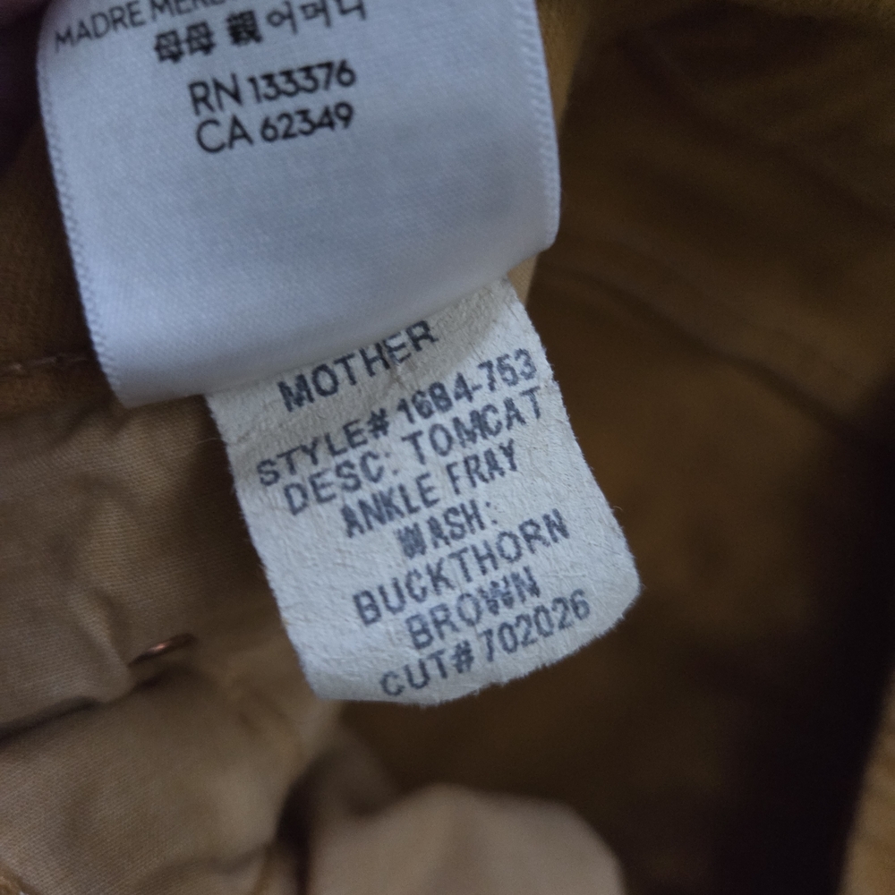 MOTHER Women's The Tomcat Ankle Fray Jeans - Picture 12 of 13